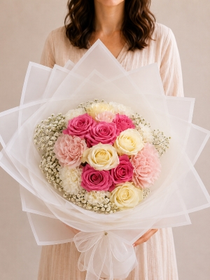 Blush Rose bouguet