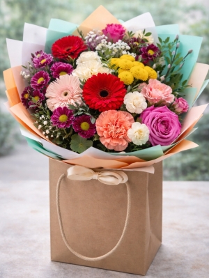 Florist choice handtied bouquet