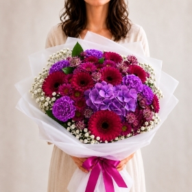 Purple Harmony bouquet
