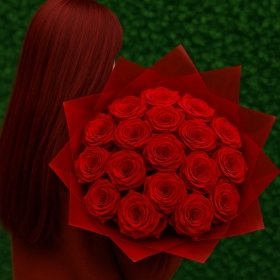 18 Red  roses