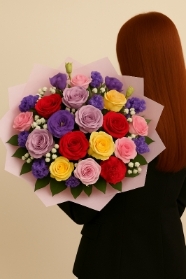 Bright colours bouquet