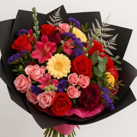 Florist choice bright colours bouquet